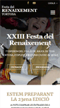 Mobile Screenshot of festadelrenaixement.org