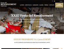 Tablet Screenshot of festadelrenaixement.org